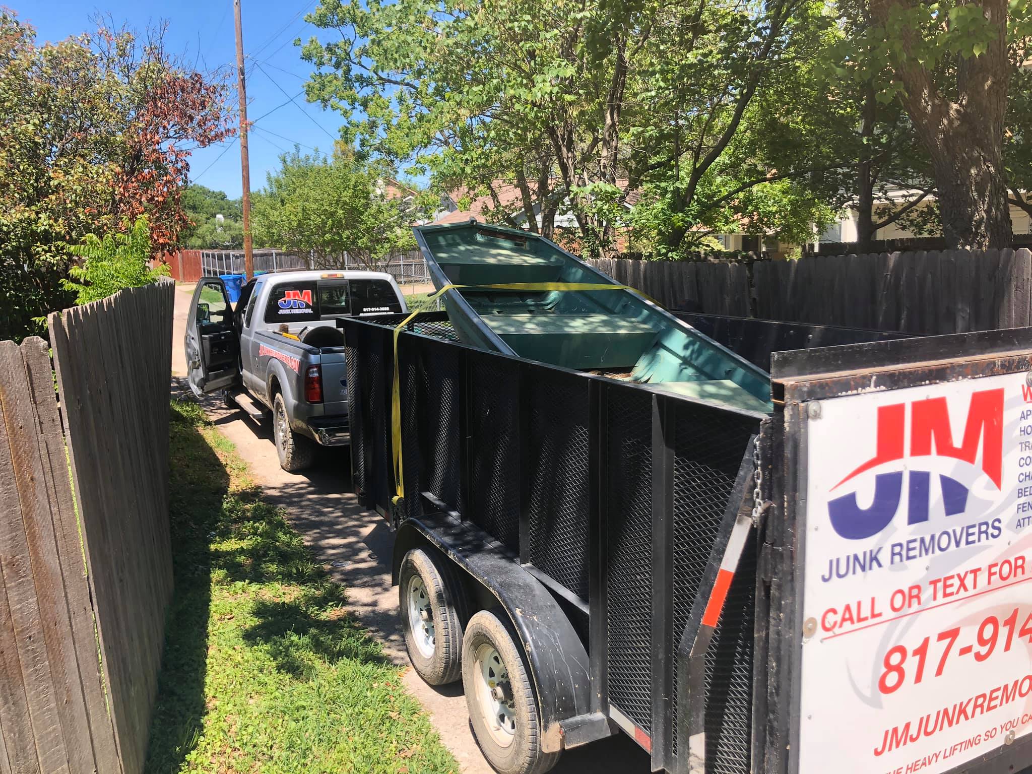JM Junk Removers junk removal truck
