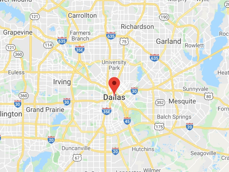 Map of Dallas