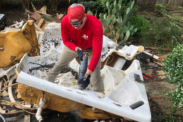 Hot Tub Removal near Dallas Texas