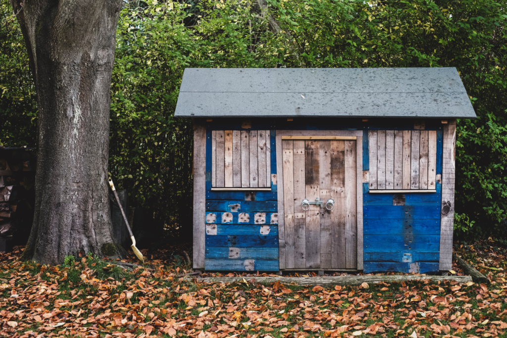getting rid of an old shed
