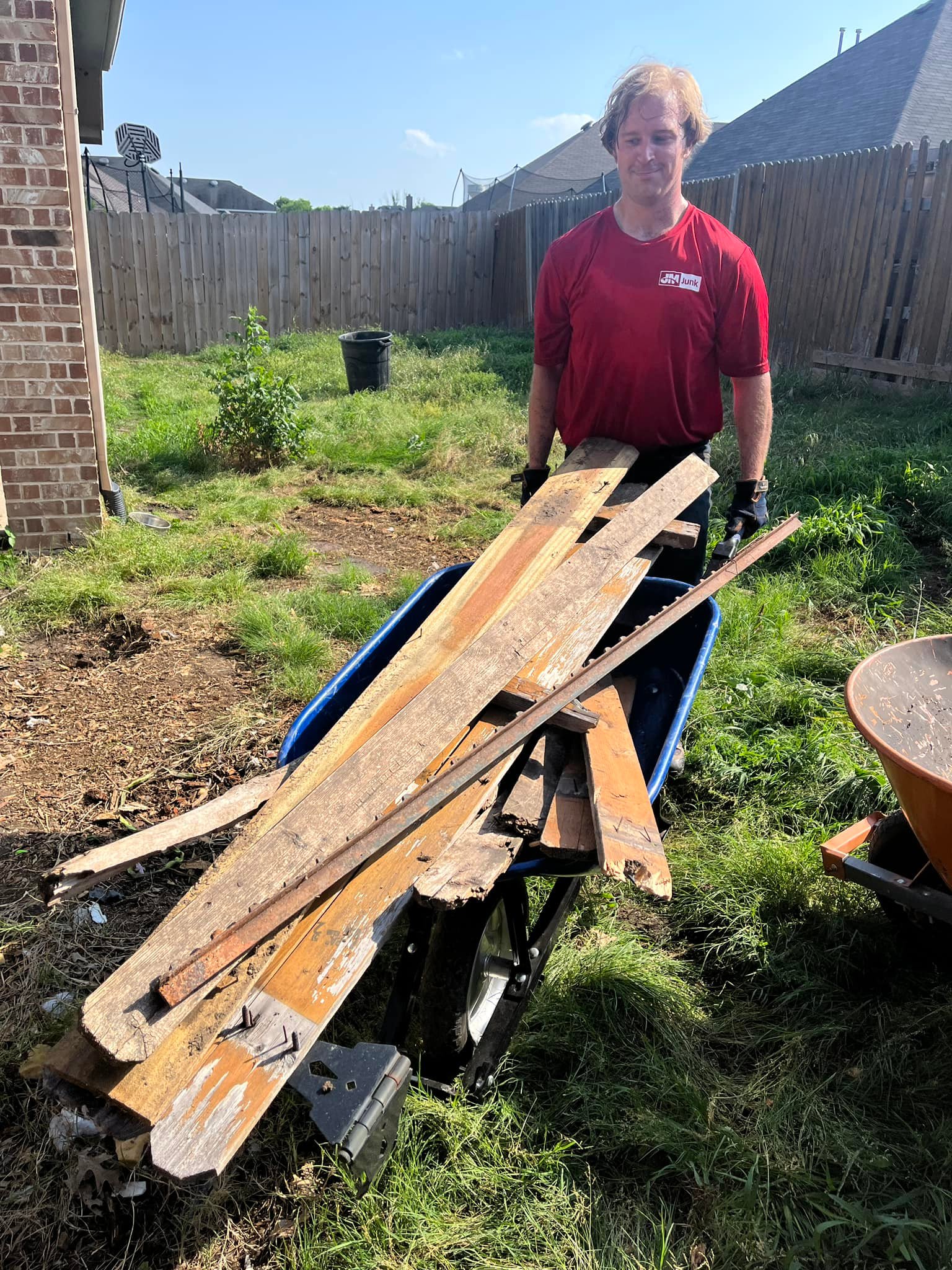 log and wood debris haul away