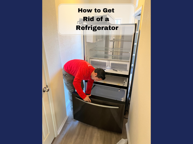 How to get rid of a refrigerator