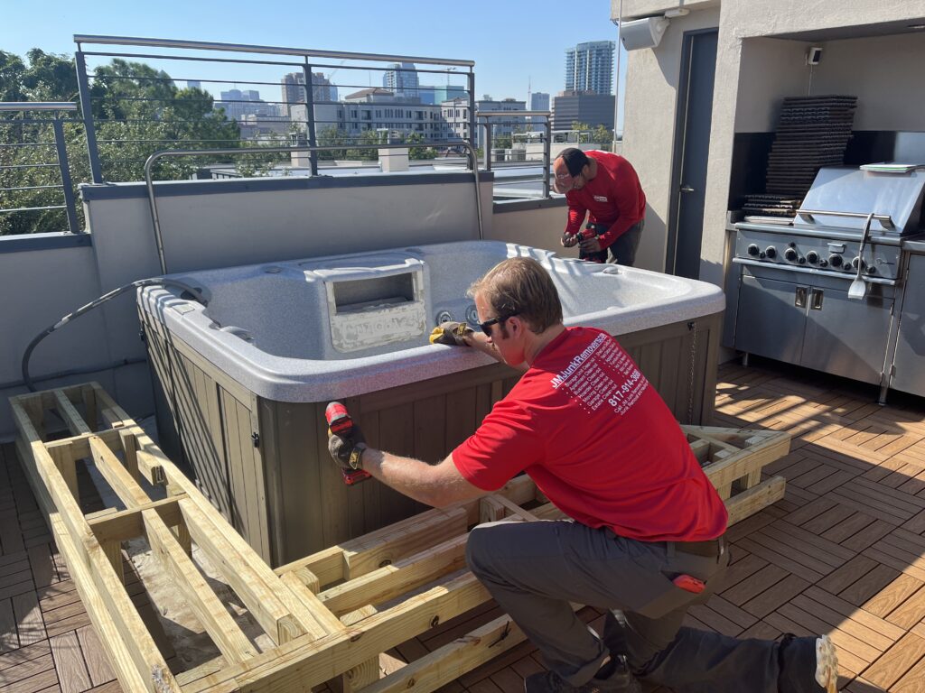 hot tub removal services