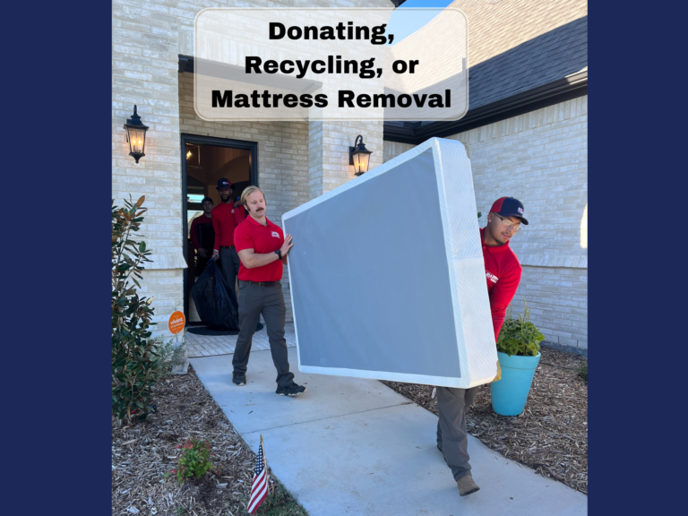 JM Junk Removers removing mattress from home