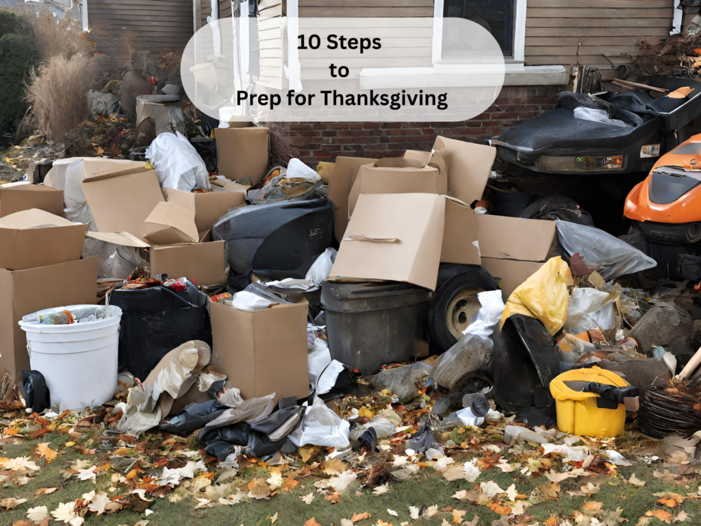 junk accumulated outside of home