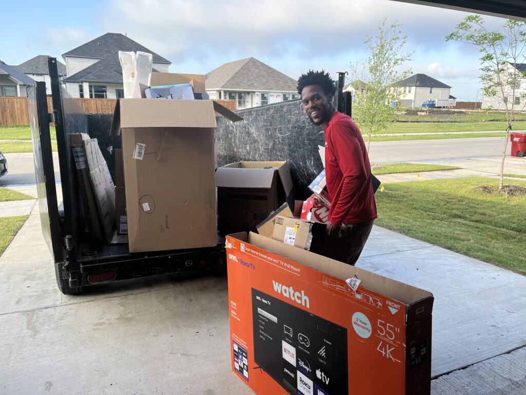 garage cleanout forest hills dallas
