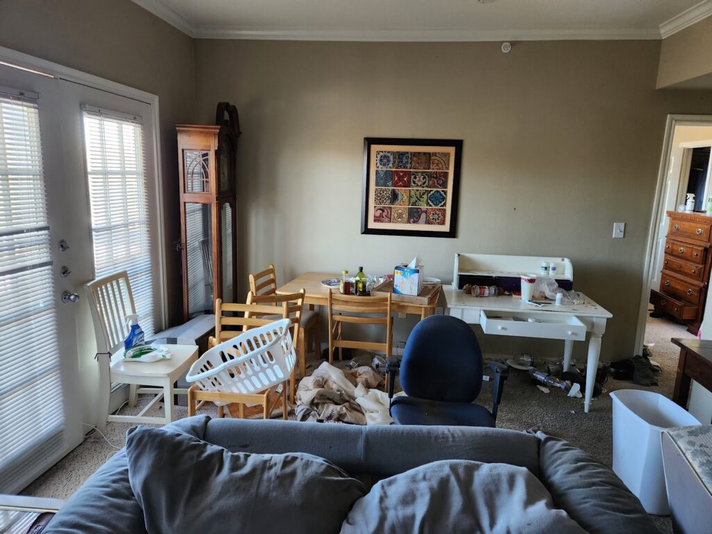 hoarder house cleanout in sunnyvale tx