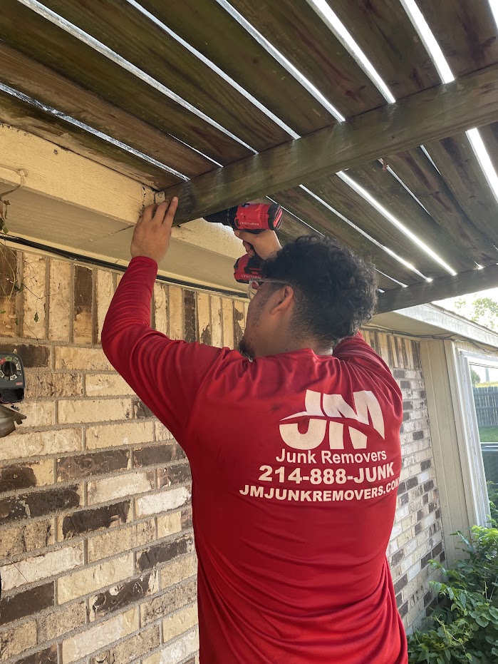 lower Greenville Dallas pergola removal
