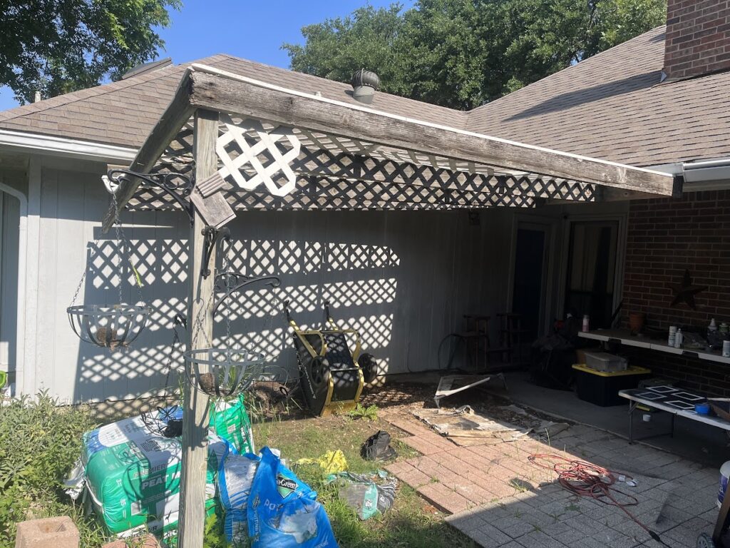 pergola removal rockwall tx