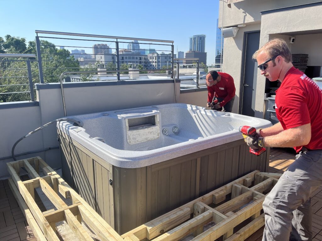 basic hot tub removal