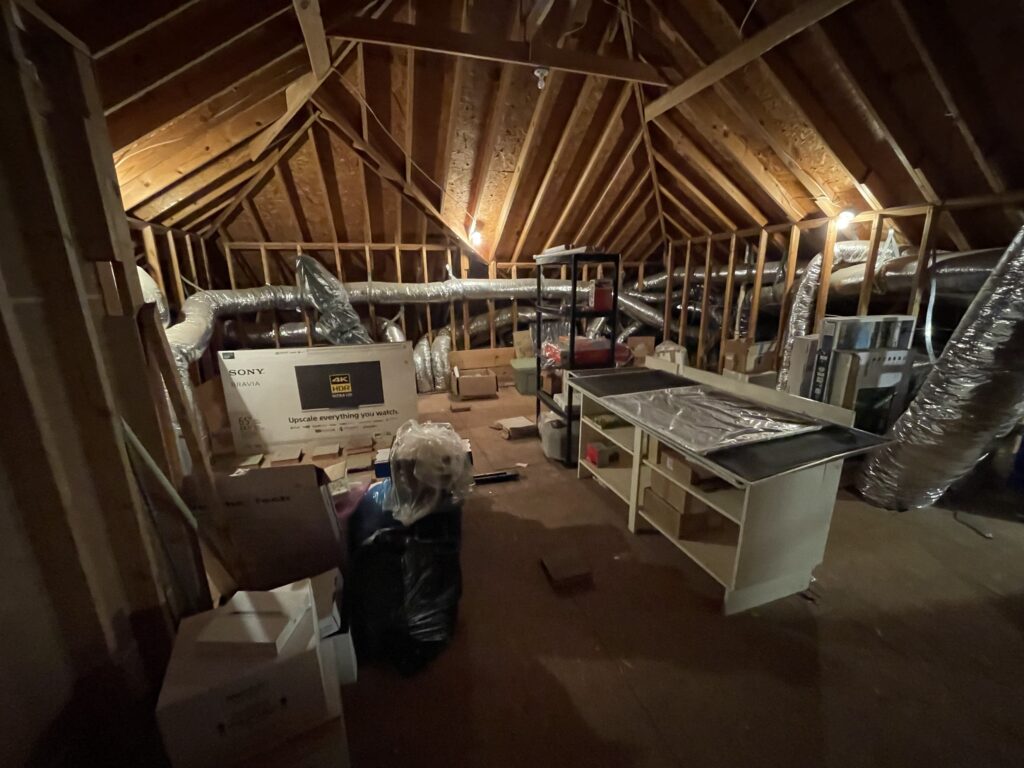 diy attic cleanout jm junk removers