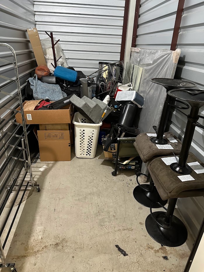 northwest Dallas storage unit cleanout