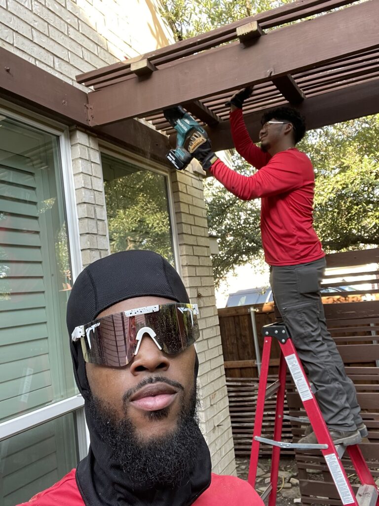 jm junk team pergola removal addison tx