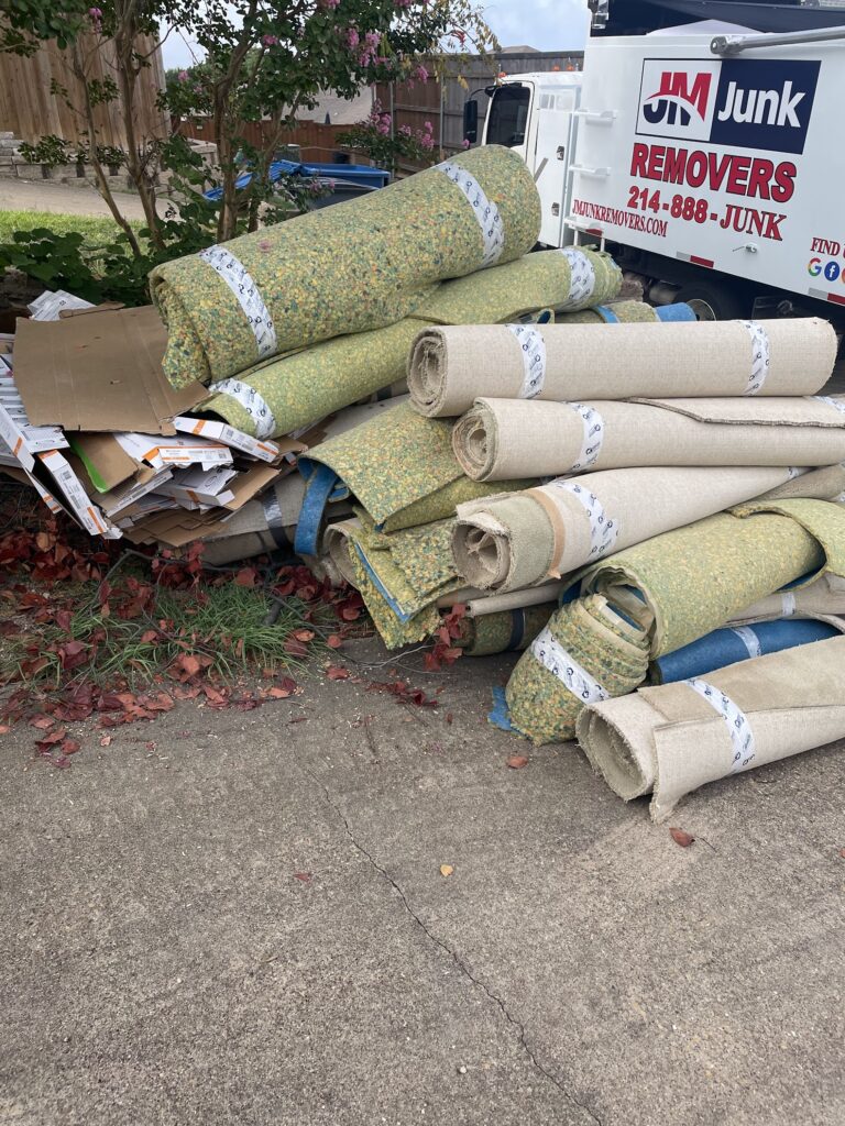 carpet removal with jm junk removers
