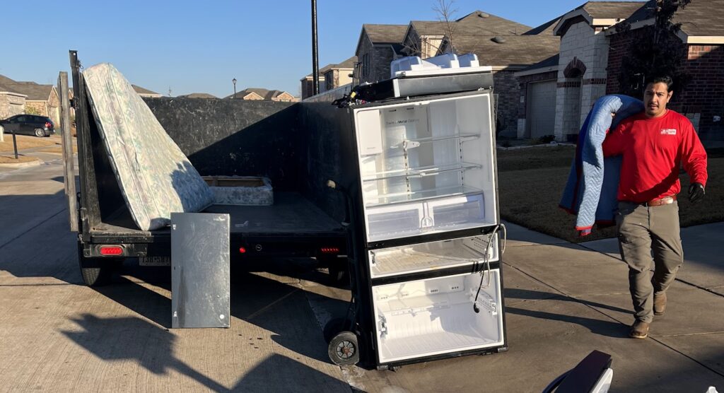 jm junk loading appliances removal