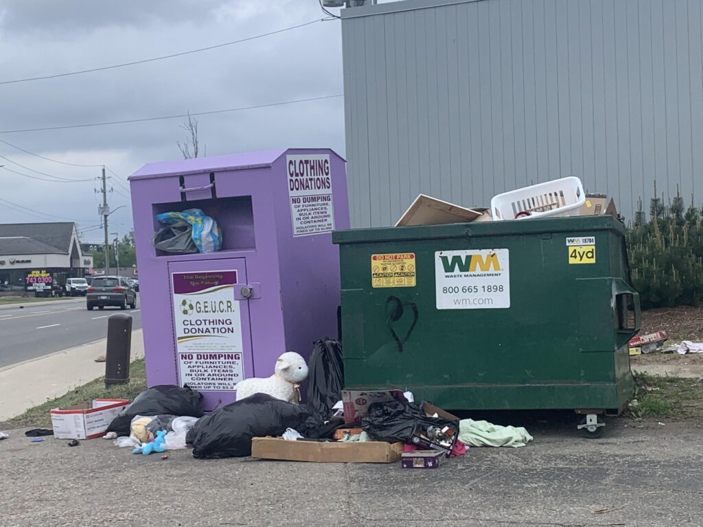 wylie donation bin removal