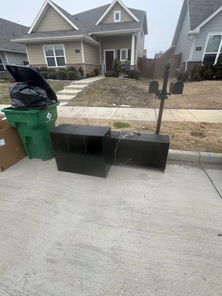 boxes and other items needing curbside pickup from jm junk