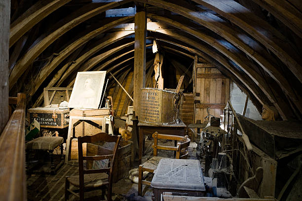 cluttered attic needing cleanout services