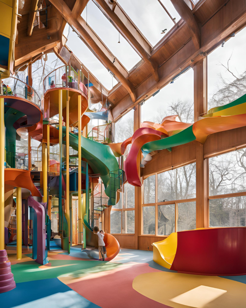 indoor playset needing removal