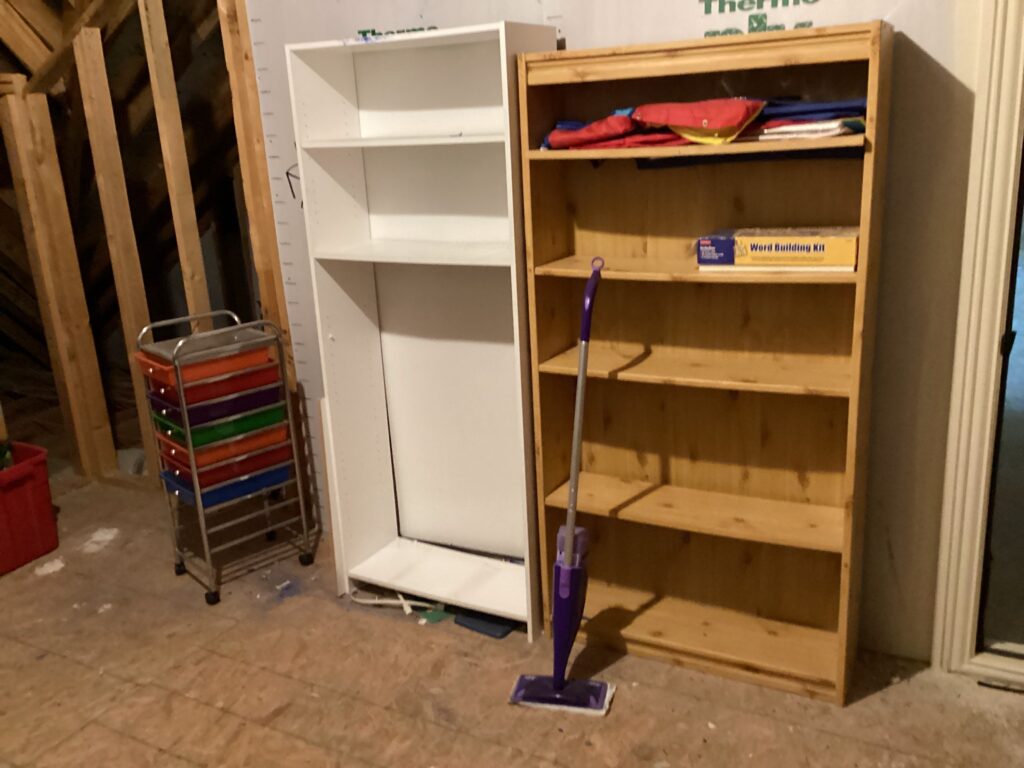 jm junk clearing out attic in northwest dallas