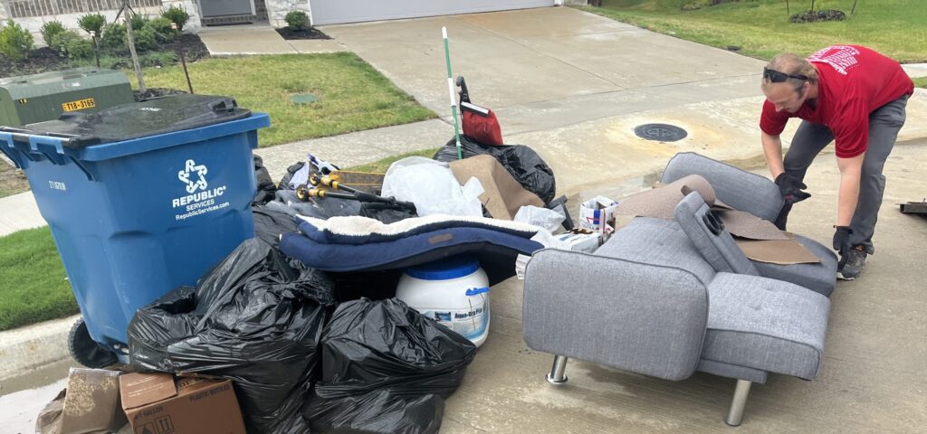 jm junk doing curbside pickup for junk removal