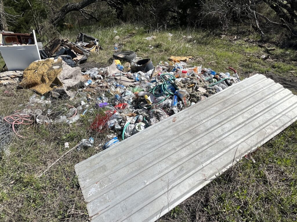 jm junk removal illegal dumping northwest dallas
