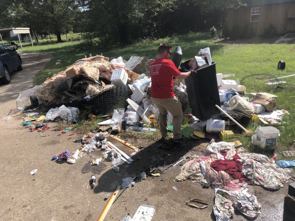 jm junk removing items from illegal dumping