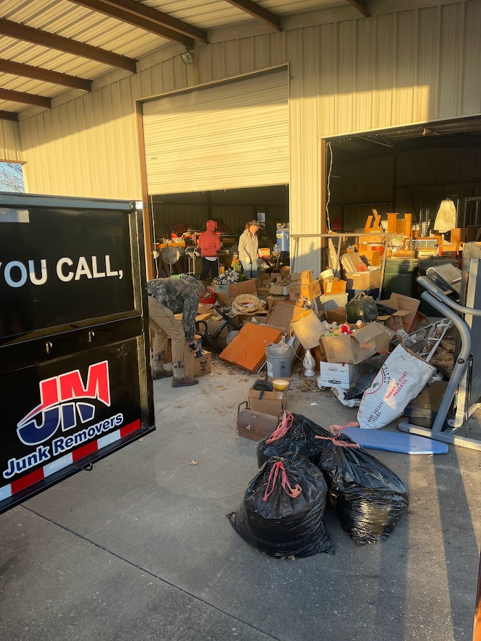 JM junk clearing out sachse storage unit