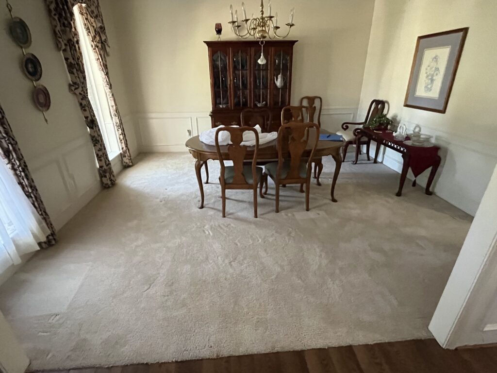 dining set left behind needing estate cleanout removal