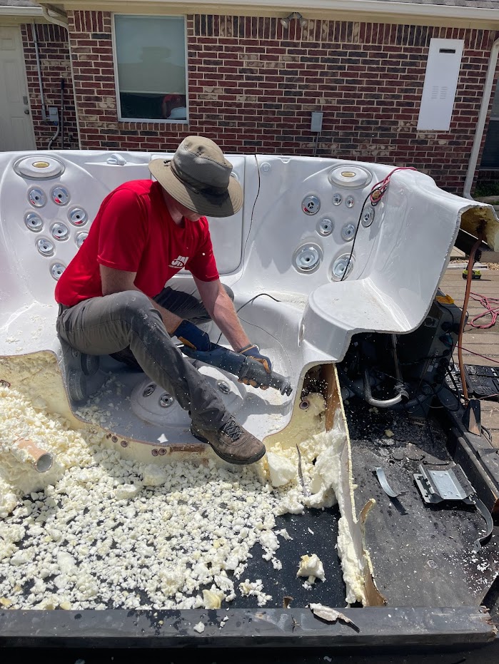 hot tub demolition and removal services