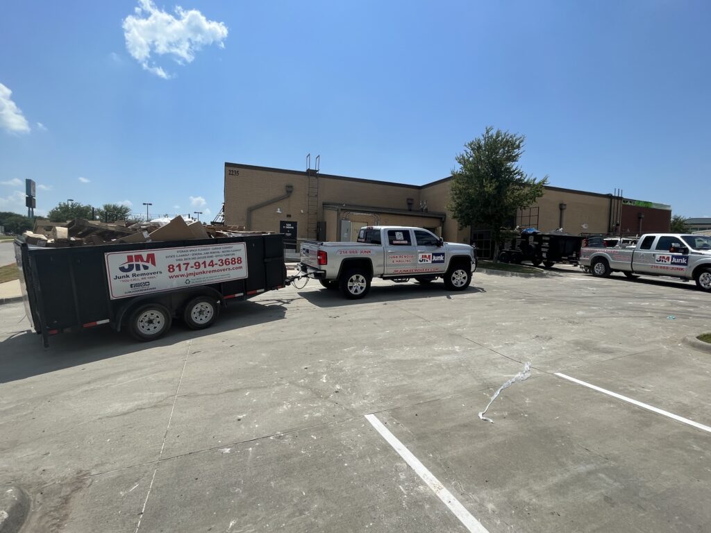 jm junk commercial cleanout forney tx