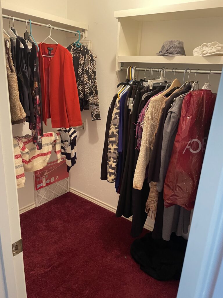 clothes needing removal in foreclosure cleanout