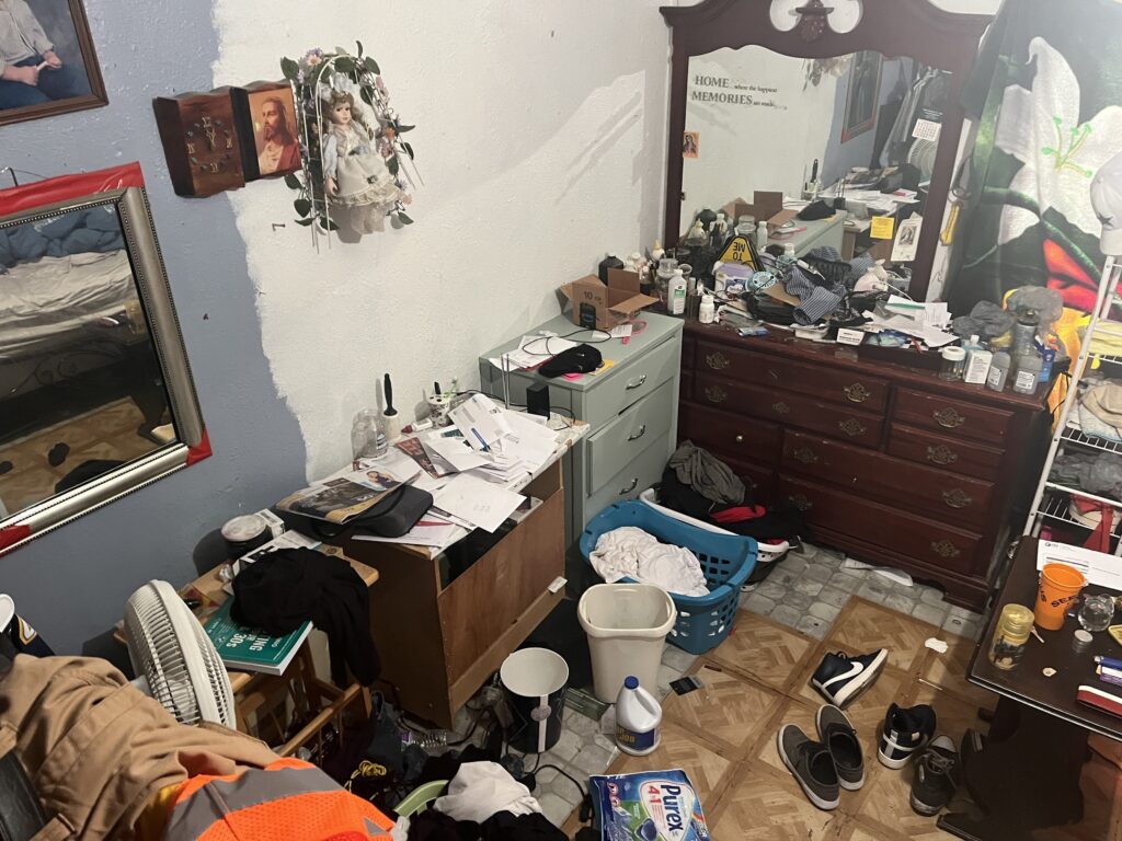 cluttered hoarder cleanout jm junk removers