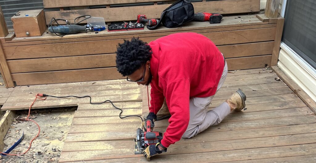 deck demolition and removal with jm junk removers in lewisville tx