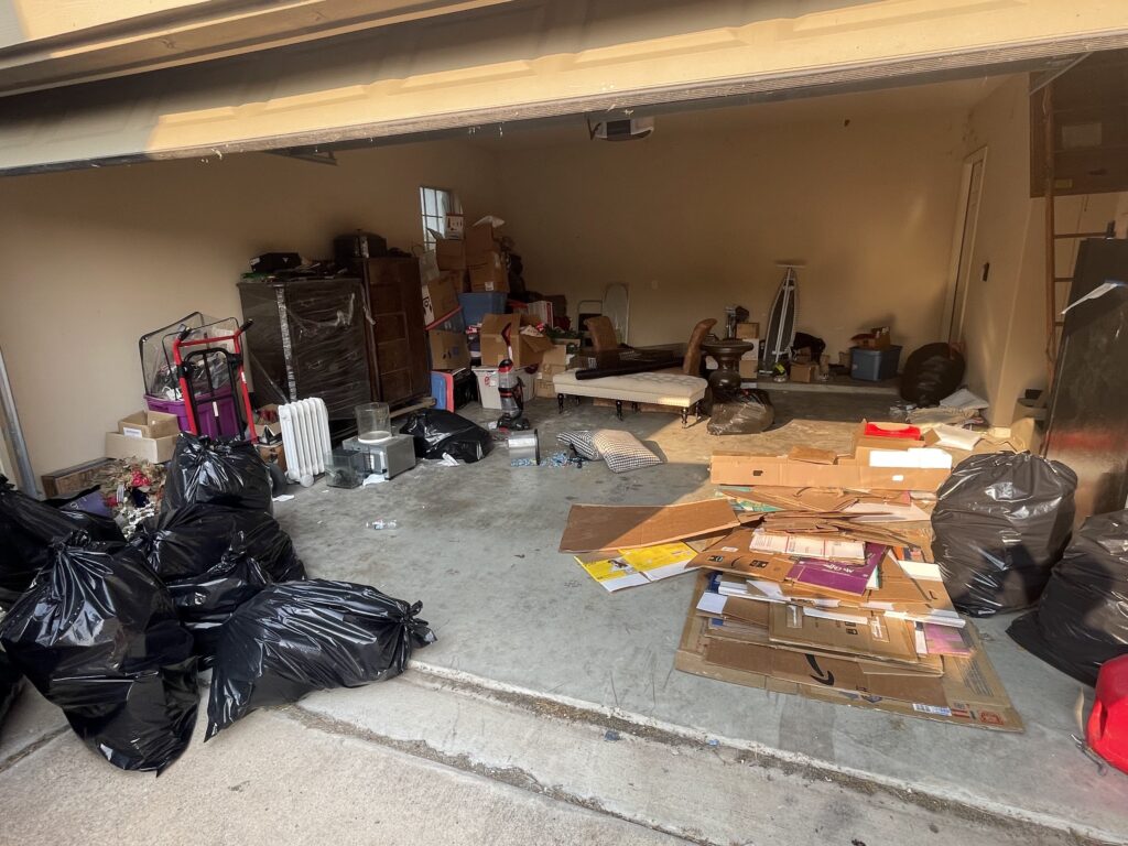 garage cleanout in forney