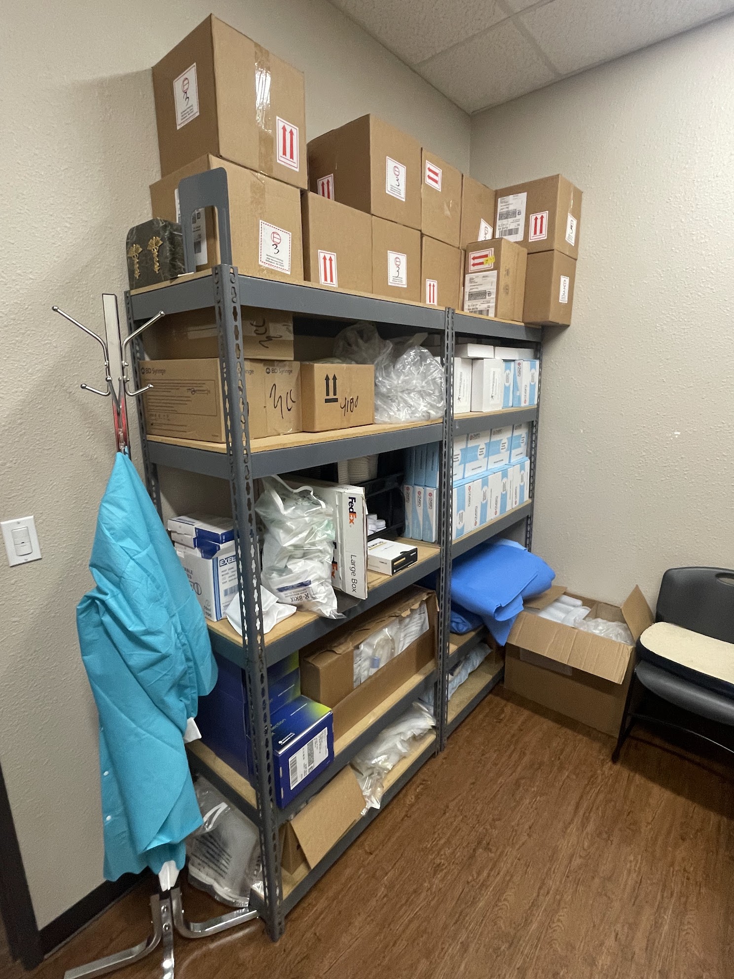 medical storage office cleanout