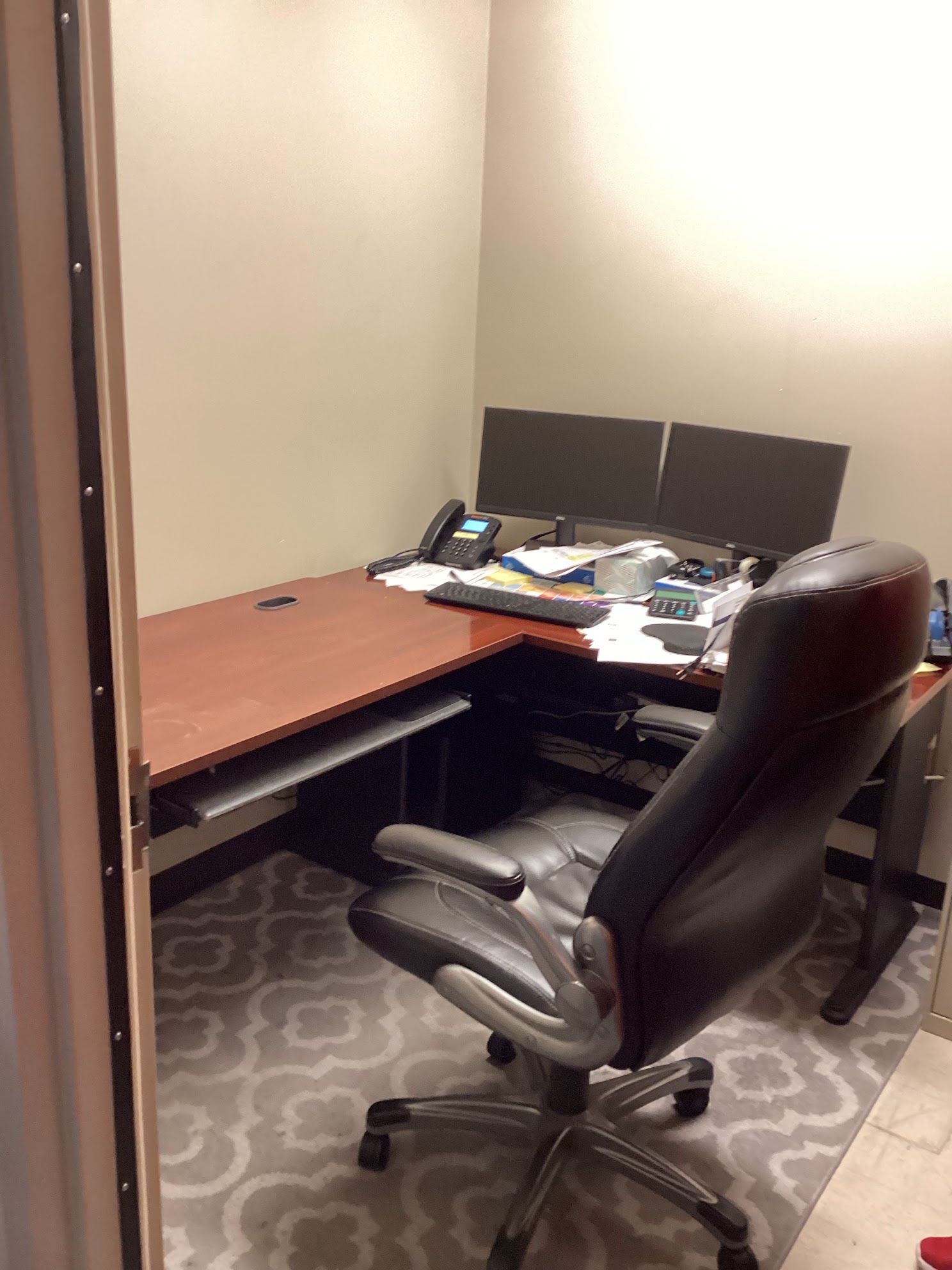 office equipment needing removal in office cleanout